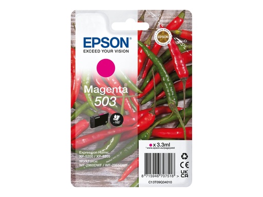 [C13T09Q34010] Epson 503 - 3.3 ml - Magenta - original - Blisterverpackung