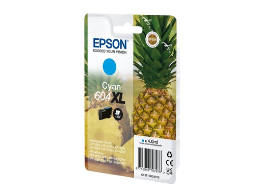[C13T10H24010] Epson 604XL Singlepack - 4 ml - XL - Cyan - original