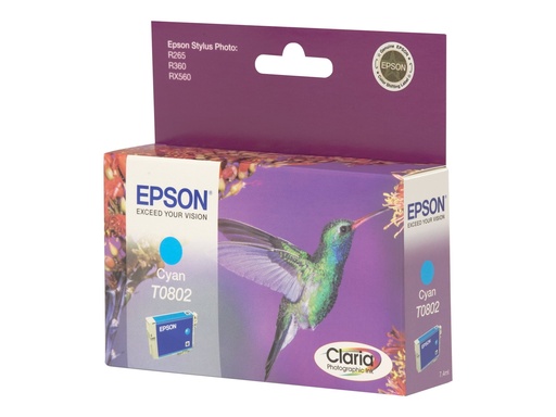 [C13T08024011] Epson Tintenpatrone cyan T 080 0802 - Original - Tintenpatrone