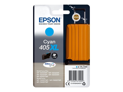 [C13T05H24010] Epson 405XL - 14.7 ml - Cyan - original - Tintenpatrone