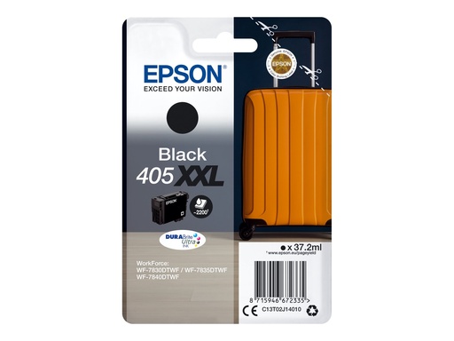 [C13T02J14010] Epson 405XXL - 37.2 ml - Größe XXL - Schwarz