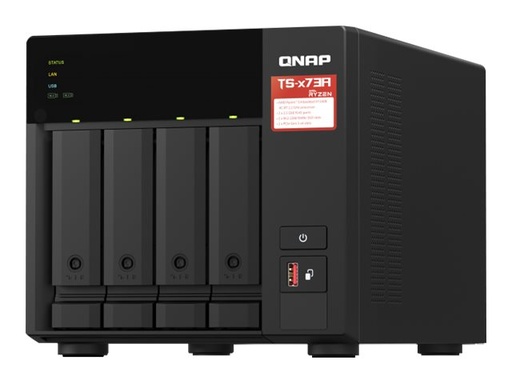 [TS-473A-8G + ST8000VN004] QNAP TS-473A - NAS-Server - 4 Schächte - 32 TB