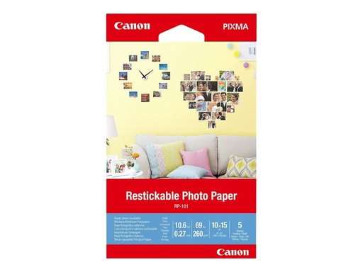 [3635C002] Canon Restickable Photo Paper RP-101 - Matt