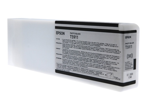 [C13T591100] Epson T5911 - 700 ml - Photo schwarz - original