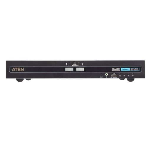 [CS1182D4C] ATEN CS1182D4C USB 4K DVI Secure KVM mit Card Reader - KVM-Umschalter - 2-Port