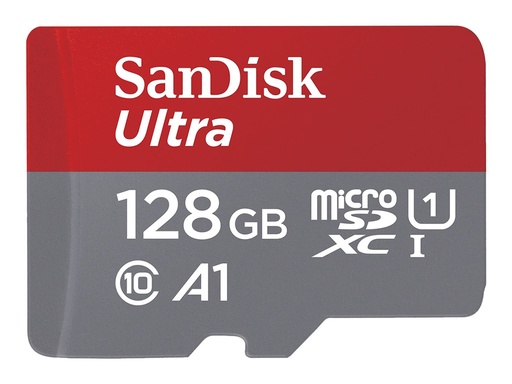 [SDSQUAB-128G-GN6FA] SanDisk Ultra - Flash-Speicherkarte (microSDXC-an-SD-Adapter