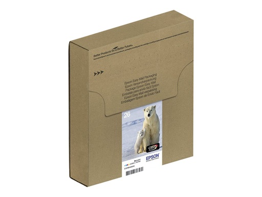 [C13T26164511] Epson 26 Multipack Easy Mail Packaging - 4er-Pack