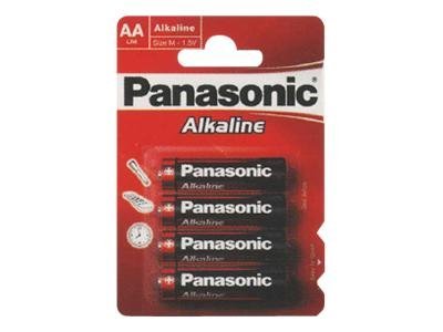 [LR6APB/4BP] Panasonic Alkaline Power LR6AP/4BP - Batterie 4 x AA-Typ