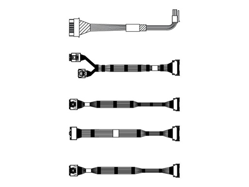 [4X97A59776] Lenovo ThinkSystem Front BP2 NVMe - Speicherkabelkit - für ThinkSystem SR665 7D2V (2.5")
