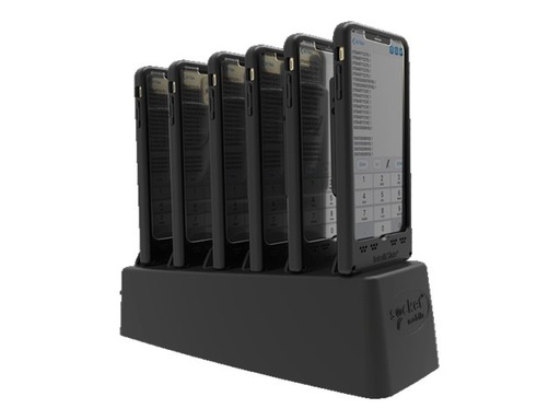 [CX3685-2337] Socket Mobile DuraSled DS840 - Mit 6 Bay-Ladegerät - Barcode-Scanner - Begleiter - 2D-Imager - decodiert - Bluetooth 2.1 EDR (Packung mit 6)