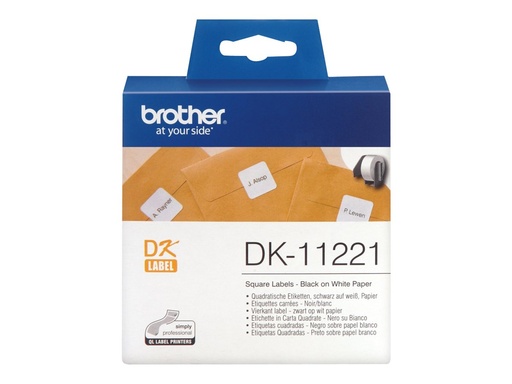 [DK11221] Brother DK-11221 - Schwarz auf Weiß - 23 x 23