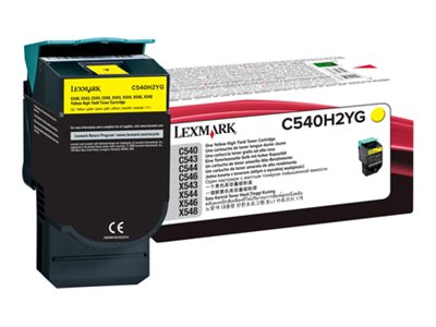 [C540H2YG] Lexmark Hohe Ergiebigkeit - Gelb - original