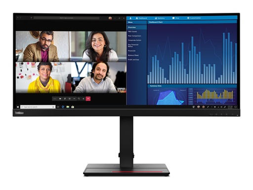 [63F2RAT3EU] Lenovo ThinkVision P34w-20 - LED-Monitor - gebogen - 86.7 cm (34.14")