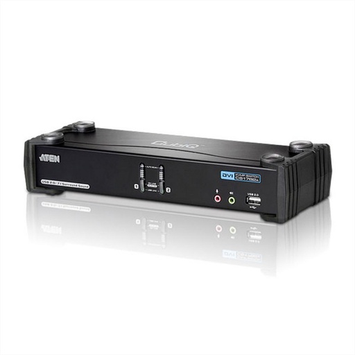 [CS1782A] ATEN CS1782A KVM Switch Dual-Link DVI USB Audio - KVM-Umschalter - 2-Port