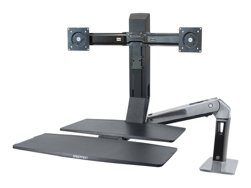[24-316-026] Ergotron WorkFit-A Dual Workstation With Worksurface