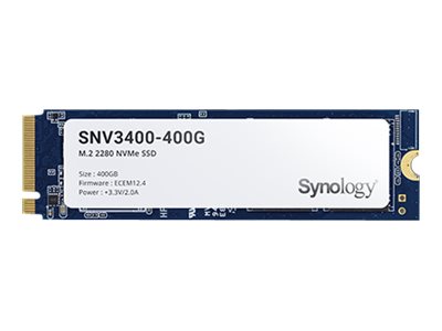 [SNV3400-400G] Synology SNV3400-400G - SSD - 400 GB - intern - M.2 2280 - PCIe 3.0 x4 (NVMe)