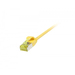 [S217378V3] Synergy 21 Patchkabel RJ45 Cat6a 500Mhz gelb U/FTP slimline rund d - Kabel - Netzwerk