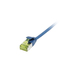 [S217332V3] Synergy 21 Patchkabel RJ45 CAT6A 500Mhz blau U/FTP slimline rund d - Kabel - Netzwerk