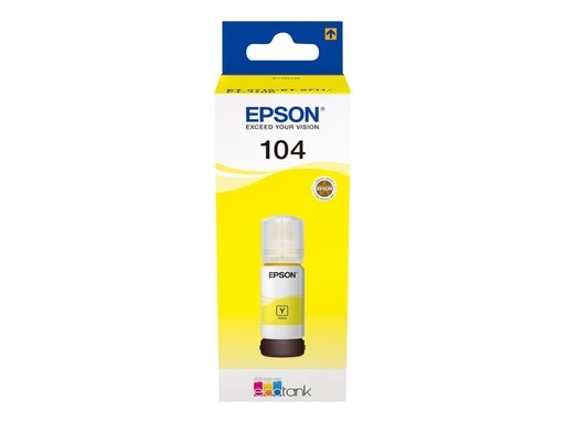 [C13T00P440] Epson EcoTank 104 - 65 ml - Gelb - original - Tintenbehälter