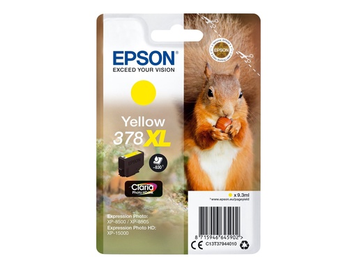 [C13T37944010] Epson 378XL - 9.3 ml - XL - Gelb - original