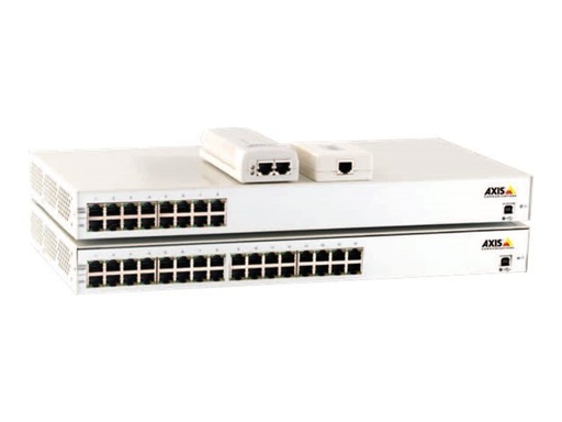 [5026-222] Axis T8120 Midspan 15 W 1-port - Power Injector - Wechselstrom 100-240 V - 15 Watt (Packung mit 10)