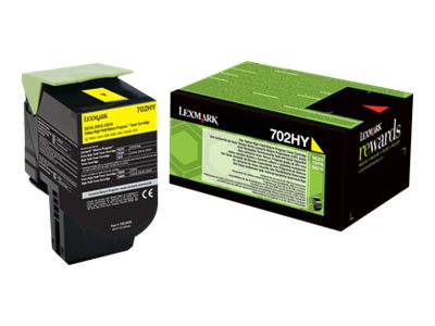 [70C2HY0] Lexmark 702HY - Gelb - original - Tonerpatrone