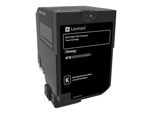 [74C2HKE] Lexmark Hohe Ergiebigkeit - Schwarz - original