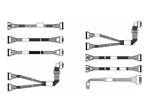 [4X97A88460] Lenovo Speicherkabelkit - für 2,5" Chassis Front BP3 NVMe