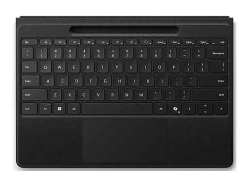 [ZRA-00009] Microsoft Surface Pro Flex Keyboard - Tastatur - mit Touchpad, Beschleunigungsmesser, Surface Slim Pen 2 Ablage- und Ladeschale - hinterleuchtet - kabellos - Bluetooth LE - QWERTZ - Schweizerisch - Schwarz - für Microsoft Surface Pro 8, Pro 8 for Business, Pro 9, Pro 9 for Business, Pro 10 for Business, Pro (11th Edition)