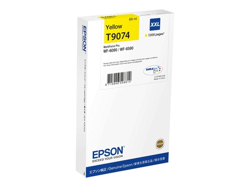 [C13T907440] Epson T9074 - 69 ml - Größe XXL - Gelb - original