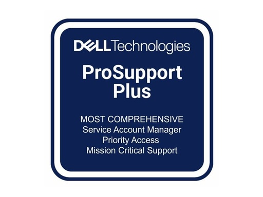 [T360_3OS5P4H] Dell Erweiterung von 3 jahre Next Business Day auf 5 jahre ProSupport Plus 4H Mission Critical - Serviceerweiterung - Arbeitszeit und Ersatzteile (für Server)