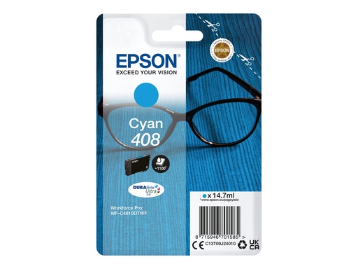 [C13T09J24010] Epson 408 - 14.7 ml - mit hoher Kapazität - Cyan