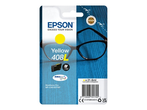 [C13T09K44010] Epson 408L - 21.6 ml - Gelb - original - Blisterverpackung