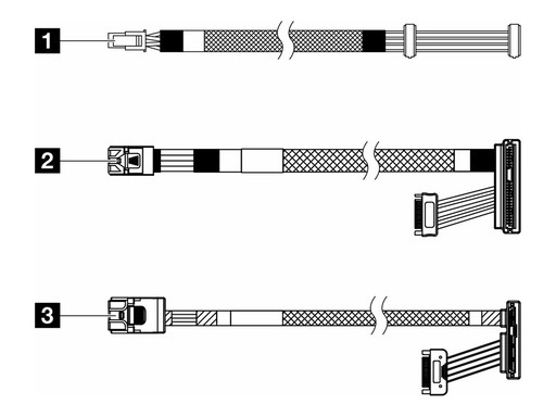 [4Z57A82624] Lenovo ThinkSystem ST650 V2/V3 Tape Drive Cable