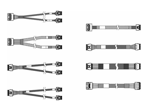 [4Z57A82409] Lenovo Speicherkabelkit - für HBA/RAID-Adapter