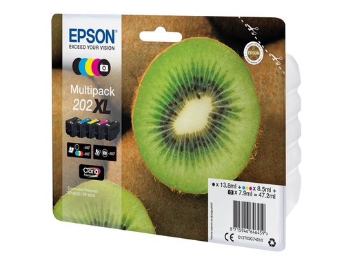 [C13T02G74010] Epson Multipack 202XL - Original - Tintenpatrone