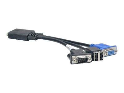[00Y8366] Lenovo Tastatur- / Video- / Maus- (KVM-) Kabel - USB, DB-9, HD-15 (VGA)