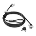 [4XE1B81916] Lenovo Kensington NanoSaver Twin Head - Sicherheitskabelschloss - Schwarz