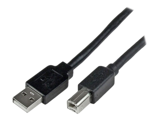 [USB2HAB65AC] StarTech.com 20m aktives USB 2.0 A auf B Kabel - Stecker/Stecker - USB Druckerkabel 1x USB A / 1x USB B - Schwarz - USB-Kabel - USB Typ B (M)