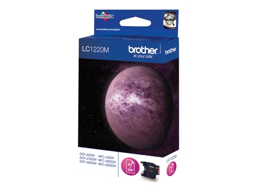 [LC1220MBPDR] Brother LC1220M - Magenta - original - Blister mit akustischem / elektromagnetischem Alarm