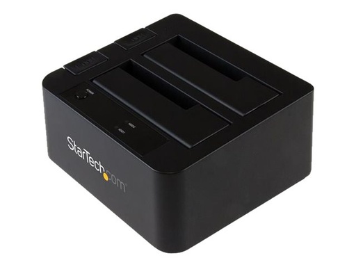 [SDOCK2U313] StarTech.com Dual-Bay USB 3.1 SATA Festplatten Dockingstation, Extern - Speicher-Controller mit Datenanzeige, Netzanzeige - 2.5", 3.5" (6.4 cm, 8.9 cm)