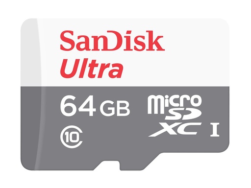 [SDSQUNR-064G-GN3MA] SanDisk Ultra - Flash-Speicherkarte (microSDHC/SD-Adapter inbegriffen)