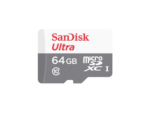 [SDSQUNR-064G-GN3MA] SanDisk Ultra - Flash-Speicherkarte (microSDHC/SD-Adapter