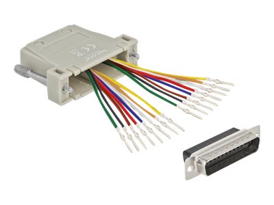 [66833] Delock Netzwerkadapter - RJ-45 (W) zu DB-25 (M)