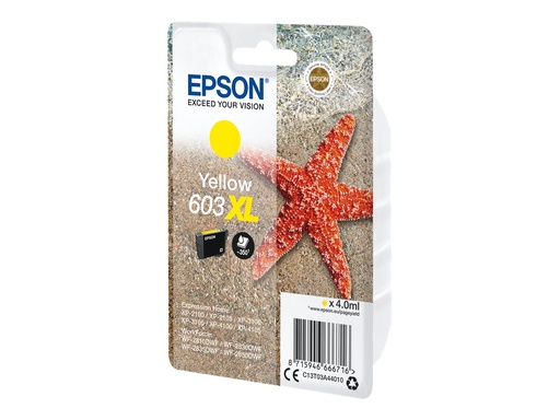 [C13T03A44010] Epson 603XL - 4 ml - XL - Gelb - original - Blisterverpackung