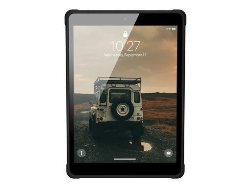[12191L114040] Urban Armor Gear UAG Rugged Case for iPad 10.2-in (7/8 Gen, 2019/2020) - Metropolis w/HS Black - Hintere Abdeckung für Tablet - composite - Schwarz - 10.2" - für Apple 10.2-inch iPad (7. Generation, 8. Generation)
