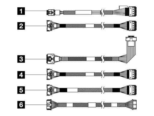 [4X97A82924] Lenovo Speicherkabelkit - für M.2 SATA/NVMe