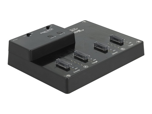 [64124] Delock SSD-Dockingstation mit Klon-Funktion Schächte: 4 - M.2 - M.2 NVMe Card - USB 3.2 (Gen 2)