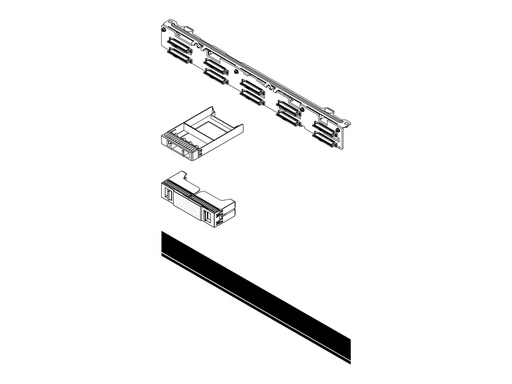 [4XH7A87141] Lenovo Server 10 x 2,5" Gen5 Backplane-Kit