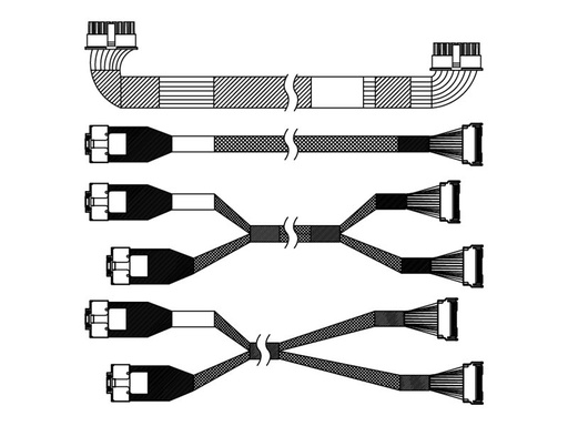 [4X97A86313] Lenovo Speicherkabelkit - für 10 x 2,5" Anybay